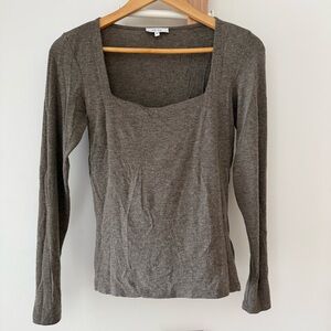 REISS wool blend Long Sleeve Top